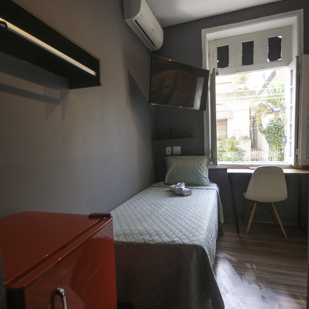 Quarto privativo twin hostal botafogo_Caetano